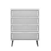 Minar Elina Ayaklı Şifonyer Beyaz-Antr thumbnail 7