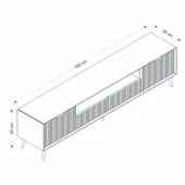 Minar Kale Luxe Tv 180 Cm Ayaklı Tv Unıtesı-Kumtası thumbnail 8