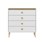 Minar Mitra Şifonyer 4C-Düz Beyaz-Artisan thumbnail 5