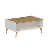 Minar Mitra Orta Sehpa-Beyaz-Artisan thumbnail 7