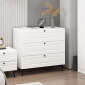 Minar Kale Şifonyer İlkbahar - Beyaz Beyaz thumbnail 2