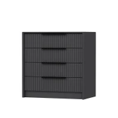Minar Kale Luxe Soft 4Ç Mbrn Şifonyer-Antrasit - 6