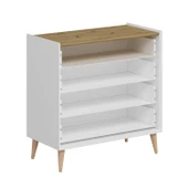 Minar Mitra Şifonyer 4C-Düz Beyaz-Artisan thumbnail 6