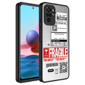 Redmi Note 10 Ayna Görünümlü ve Desenli Şık Mirror Premium Kılıf Fragile - 1