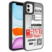 iPhone 12 Ayna Görünümlü ve Desenli Şık Mirror Premium Kılıf Fragile - 1