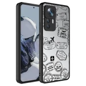 Xiaomi Mi 12T Pro Ayna Görünümlü ve Desenli Şık Mirror Premium Kılıf Seyehat - 1