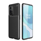One Plus 9 Pro Kılıf Karbon Desenli Şık Negro Premium Silikon Kapak Siyah - 1