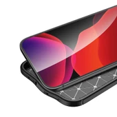 Huawei P40 Lite E  Kılıf Yoğun Silikon Malzemeli Uzun Ömürlü Niss Premium Kapak Lacivert - 5