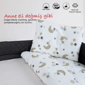 Huggy %100 Pamuk 130x80 Park Yatak Beşik Bebek Nevresim Takımı - 10