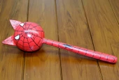 Ahşap Kedili Spiderman Marakas Tekli Polos:24 - 1