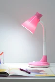 Büyük Boy Akrobatik Masa Lambası - Kitap Okuma, Ders Çalışma ve Gece Lambası, Max 10W Ampül - 2
