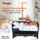 Huggy %100 Pamuk 130x80 Park Yatak Beşik Bebek Nevresim Takımı - 3