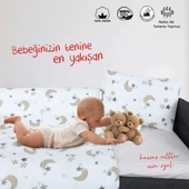 Huggy %100 Pamuk 130x80 Park Yatak Beşik Bebek Nevresim Takımı - 11