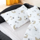 Huggy %100 Pamuk 130x80 Park Yatak Beşik Bebek Nevresim Takımı - 4