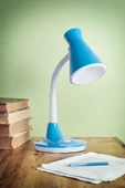 Büyük Boy Akrobatik Masa Lambası - Kitap Okuma, Ders Çalışma ve Gece Lambası, Max 10W Ampül - 1