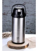 Cooker 4,5 Lt Siyah Çelik Termos - 1