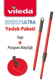 Vileda Spino Ultra Yedek Sap + Başlık Paketi-Tekil - 1