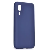 Samsung Galaxy A2 Core Kılıf Esnek Premier Silikon Kapak Lacivert - 1