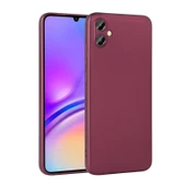 Samsung Galaxy A05 Kılıf Esnek Premier Silikon Kapak Bordo - 1