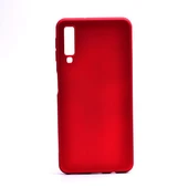 Samsung Galaxy A7 2018 Kılıf Esnek Premier Silikon Kapak Kırmızı - 1