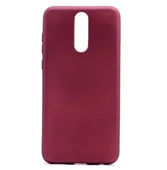 Huawei Mate 10 Lite Kılıf Esnek Premier Silikon Kapak Bordo - 1