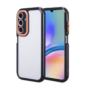Samsung Galaxy A05S Kılıf Kamera Korumalı Renkli Kenar ve Çerçeve Tasarımlı Vitamin Kapak Siyah - 1