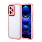 Redmi Note 12 Pro 5G Kılıf Kamera Korumalı Renkli Kenar ve Çerçeve Tasarımlı Vitamin Kapak Mürdüm - 1