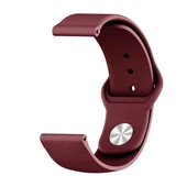TechnoGuru  Xiaomi Amazfit GTR 42mm KRD11 20mm Silikon Kordon  Mürdüm - 1