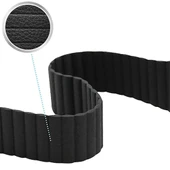 TechnoGuru  Apple Watch 38mm Suya Dayanıklı Pu Deri Lop Kordon KRD09  Pembe - 2