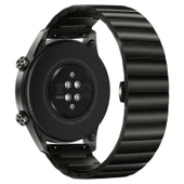 TechnoGuru  Galaxy Watch 46mm Klipsli Seramik Metal Kordon KRD16  Siyah - 4