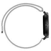 TechnoGuru  Xiaomi Amazfit Pace Hasır Örgü Metal Kordon (22mm) KRD12  Rose - 3