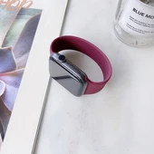 TechnoGuru  Apple Watch 44mm KRD31 Solo Loop Medium Kordon  Mürdüm - 1