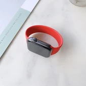 TechnoGuru  Apple Watch 40mm KRD31 Solo Loop Small Kordon  Kırmızı - 1
