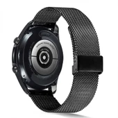 TechnoGuru  Xiaomi Amazfit Pace (22mm) Metal Hasır Örgülü Kordon KRD45  Gold - 2