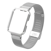 TechnoGuru  Mi Watch Lite Metal Klipsli Hasır örgü Katlanabilir Kordon KRD59  Siyah - 4