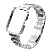 TechnoGuru  Xiaomi Mi Watch Lite (Redmi Watch) Kordon Metal Katlanabilir KRD60  Gümüş - 5