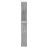 TechnoGuru  Gear S3 (22mm) Kordon Metal Hasır Örgülü Şık KRD85  Gümüş - 3