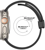 TechnoGuru  Apple Watch 38mm Kordon Metal Tokalı Esnek Silikon KRD84  Koyu Yeşil - 2