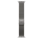 TechnoGuru  Apple Watch 42mm Kordon Şık Metal Hasır KRD121  Siyah - 2