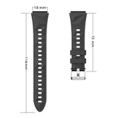 TechnoGuru  Huawei Watch GT5 41mm Kordon Hafif Esnek Silikon Strap Kayış KRD129  Yeşil - 2