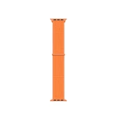 TechnoGuru  Apple Watch  45mm Kordon Band03 Serisi Hasır Strap Kayış  Papaya Turuncusu - 1