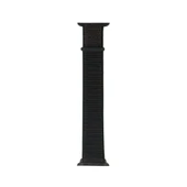 TechnoGuru  Apple Watch 7 41mm Kordon Band03 Serisi Hasır Strap Kayış  Siyah - 1