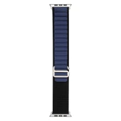 TechnoGuru  Apple Watch Ultra 49mm Band-74 Örgü HasırKordon  Koyu GriKırmızı - 1