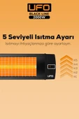 UFO Black Line 2000 W Uk Duvar Tipi Dikey Ve Yatay Kullanım & Devrilme Emniyetli Prizli Stand - 4
