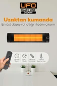 UFO Black Line 2000 W Uk Duvar Tipi Dikey Ve Yatay Kullanım & Devrilme Emniyetli Prizli Stand - 6