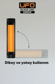 UFO Black Line 2000 W Uk Duvar Tipi Dikey Ve Yatay Kullanım & Devrilme Emniyetli Prizli Stand - 5