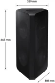 SAMSUNG Mx-St50B/Tk Sound Tower, 240 Watt, Taşınabilir Kablosuz Bluetooth Hoparlör, Ipx5 Dereceli, 18 - 3