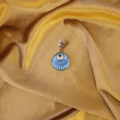 Sakinlik Melodisi Bronz Çini Taşlı Çelik Zincir Kolye thumbnail 4