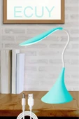 Dokunmatik Masa Lambası - Akrobatik Kitap Okuma & Ders Çalışma Lambası, Pilli ve Kablolu Kullanım - 1
