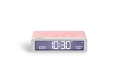 Lexon x Pantone Flip Klasik Şarj Edilebilir Alarm Saat Pembe - 1